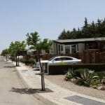 Mobile home park in Spain street view. Image ten
