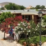 Mobile home decking example in Spain. Image nine