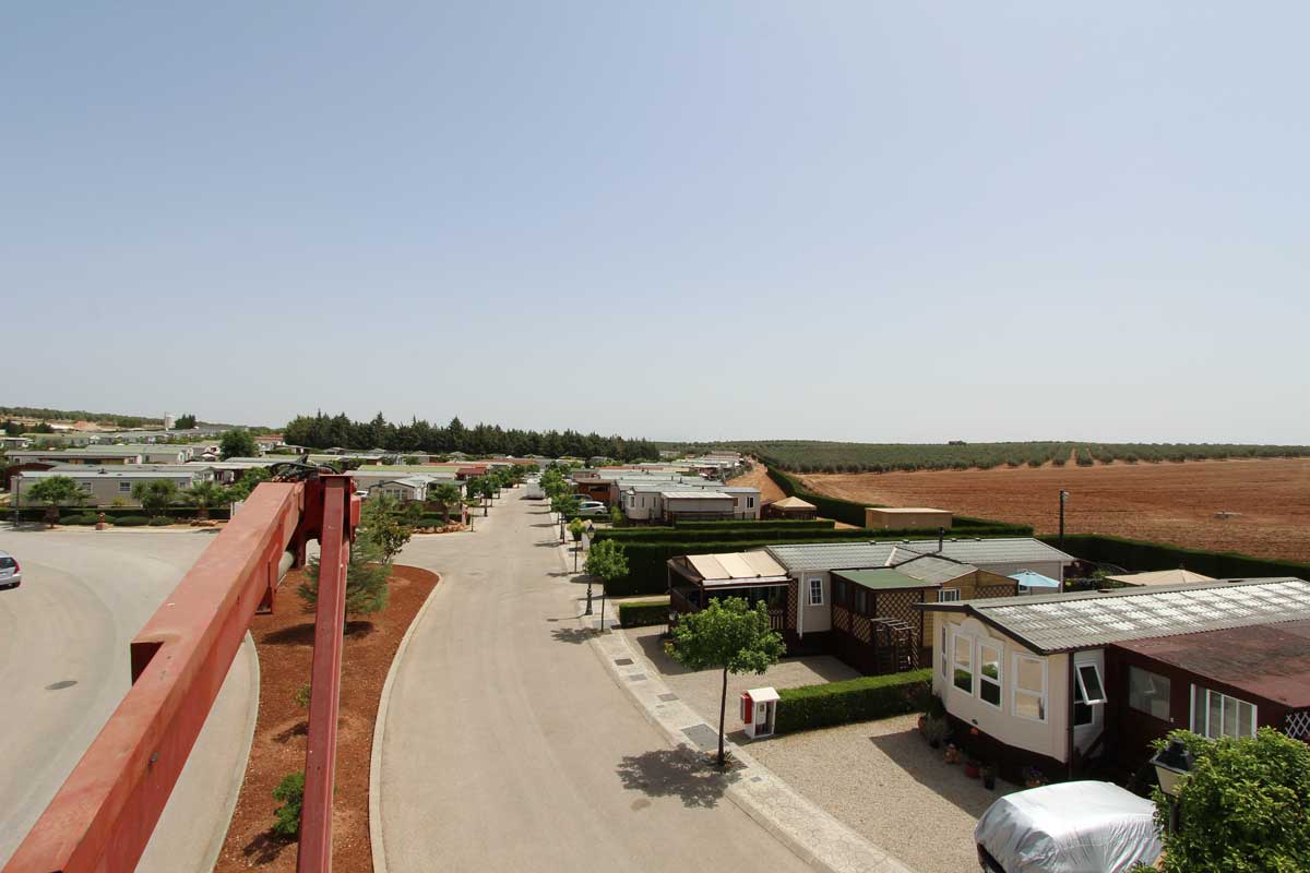 Mobile home park in Spain street view. Image thirteen
