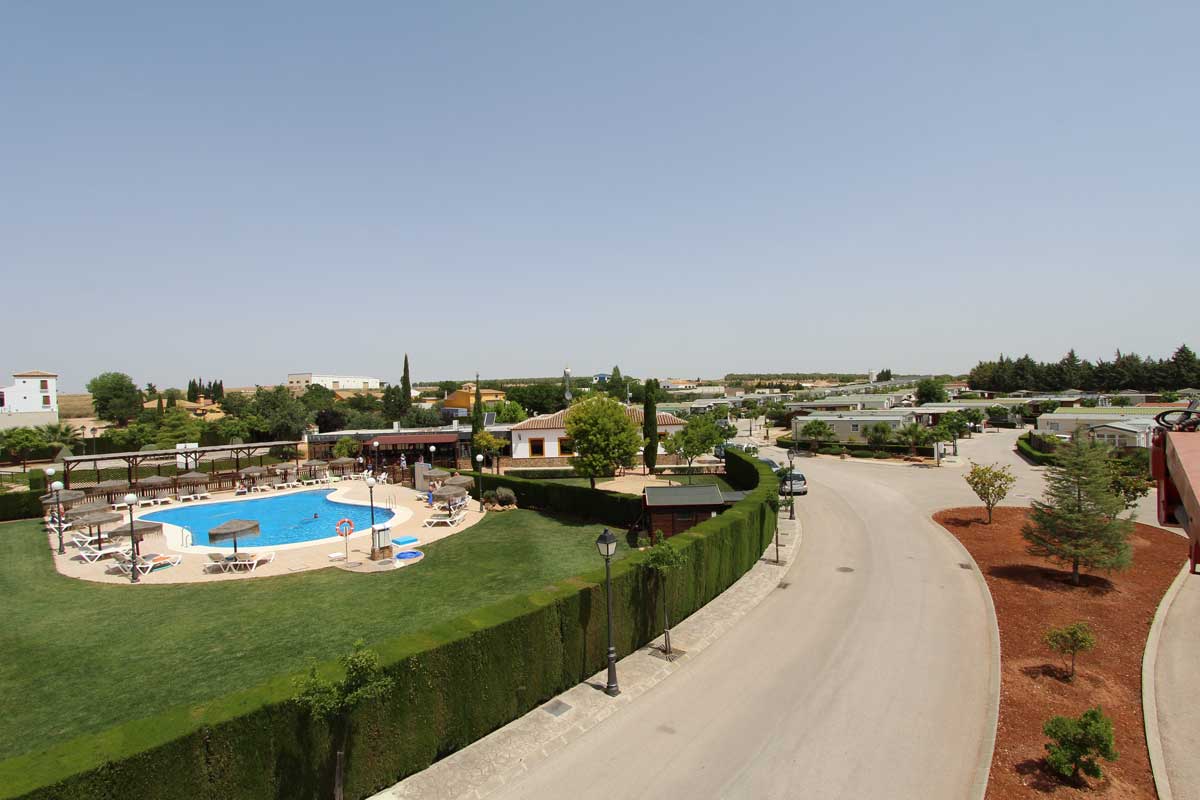 Mobile home park facility in Spain. Image ten