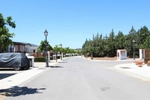 Mobile home park in Spain street view. Image five