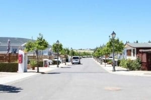 Mobile home park in Spain street view. Image four