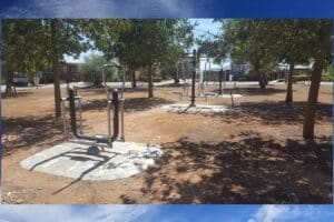 Mobile home park facility in Spain. Image two