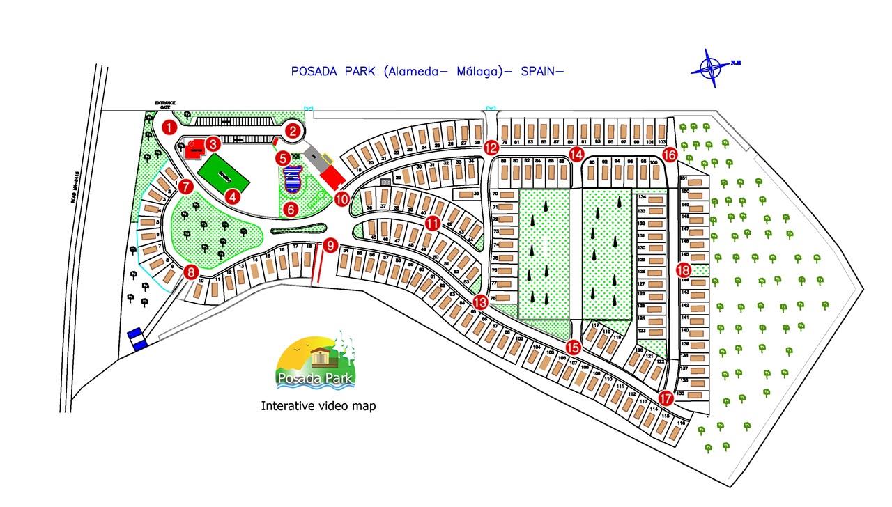Park La Posada park plan