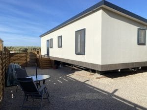 154LP Alhambra Park Home | Image of the side view of the park home